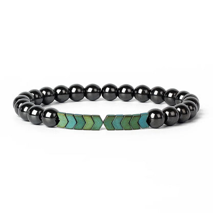 Hematite Magnetic Bracelet Man Weight Loss Bracelet Natural Stone Magnetic Bracelet Slimming Woman Health Care Therapy Jewelry