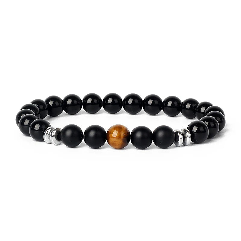 Hematite Magnetic Bracelet Man Weight Loss Bracelet Natural Stone Magnetic Bracelet Slimming Woman Health Care Therapy Jewelry