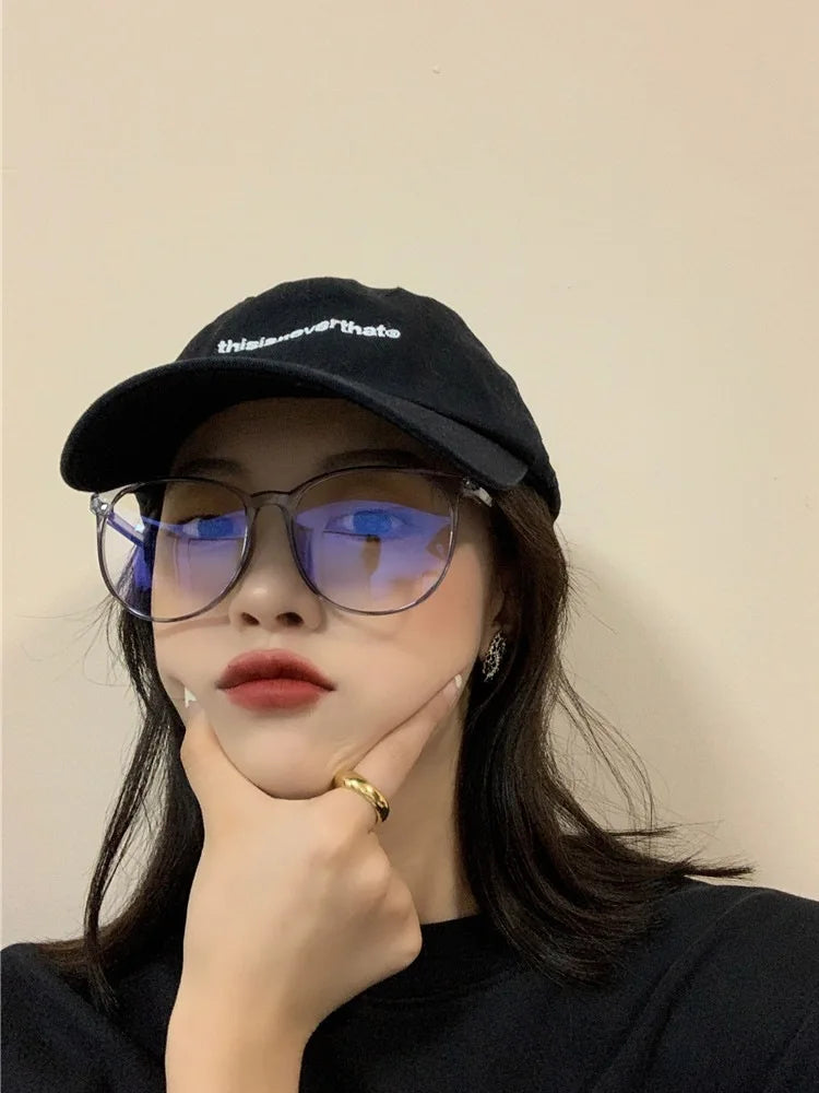 Anti Blue Light Glasses - Transparent Frames Round Eyewear for Unisex