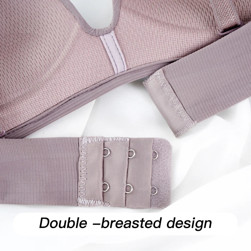 Seamless Push Up Bras - Wire Free A B Cup Bra With Adjustable Straps