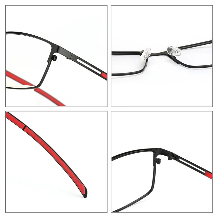 Photochromic Reading Glasses - Men's Sports Eyeglasses With UV Protection Lenses +1.0 +2.5