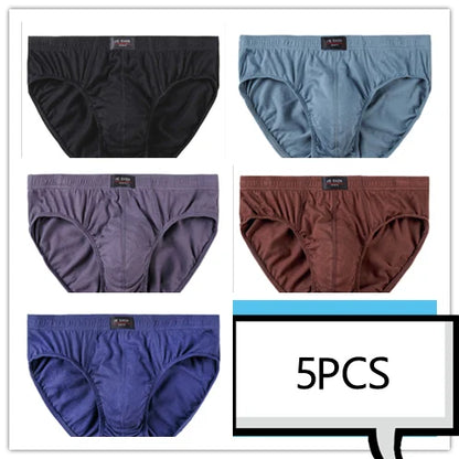Mens 100 Cotton Briefs - Comfortable Underwear Multiple Sizes 5pcsLot Free  Drop Shipping