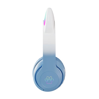 Wireless Cat Ear Headphones – Kids Gaming Headset With Microphone & RGB Lights