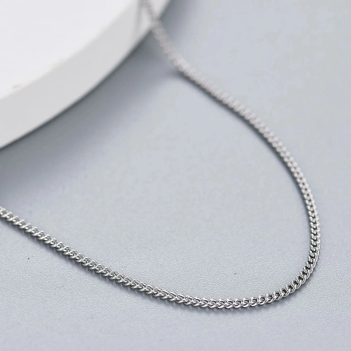 S925 Sterling Silver Hip Hop Chain Necklace - Custom Curb Cuban Satellite Box Snake Bone - ZOOMNSTORE