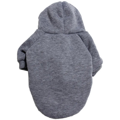 Solid Dog Jacket Coat Hoodies Sweatshirt  pet Clothes for Samll Medium Large Dogs Labrador French Bulldog Yorkshire Outfit S-9XL