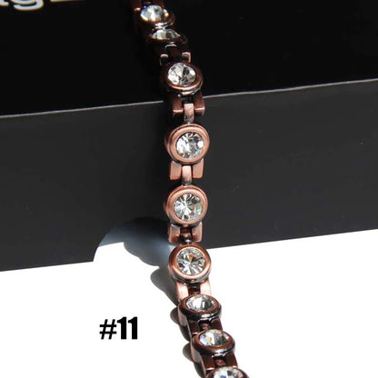 Vintage Copper Magnetic Bracelets For Women Pain Relief Pure Copper Adjustable Bio Energy Blood Pressure Accessory Bracelet