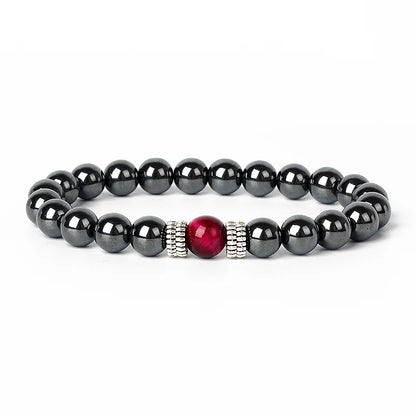 Hematite Magnetic Bracelet Man Weight Loss Bracelet Natural Stone Magnetic Bracelet Slimming Woman Health Care Therapy Jewelry