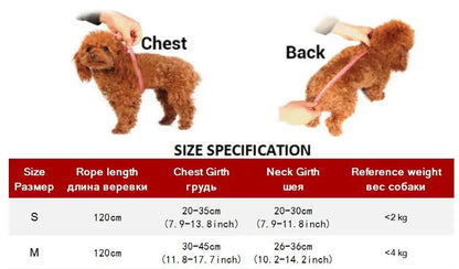Mesh Small Dog Harness And Leash Set Puppy Cat Vest Harness for Pug Chihuahua Arnes Perro Cat Dog Harness Vest