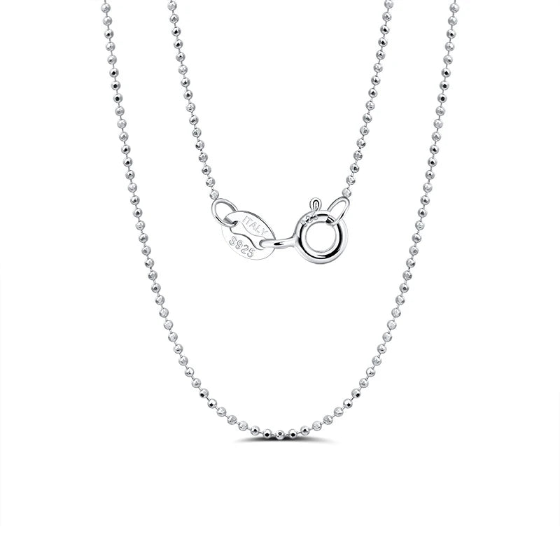 S925 Sterling Silver Hip Hop Chain Necklace - Custom Curb Cuban Satellite Box Snake Bone - ZOOMNSTORE