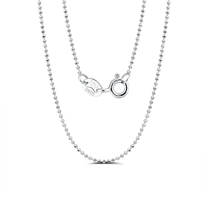 S925 Sterling Silver Hip Hop Chain Necklace - Custom Curb Cuban Satellite Box Snake Bone - ZOOMNSTORE