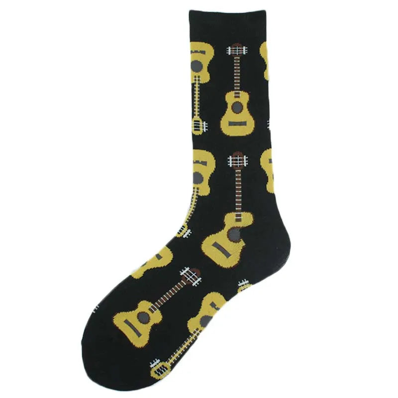 Funny Alien Shark Cotton Socks - Unisex Novelty Crew Socks - ZOOMNSTORE