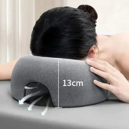 Head Rest Support Pillow - Breathable Memory Foam Face Rest Cushion for Beauty Salon - ZOOMNSTORE