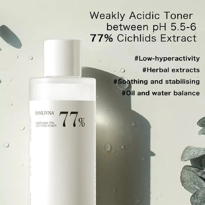 Heartleaf 77 Toner - Natural Houttuynia Cordata Moisturizing Skin Care - ZOOMNSTORE