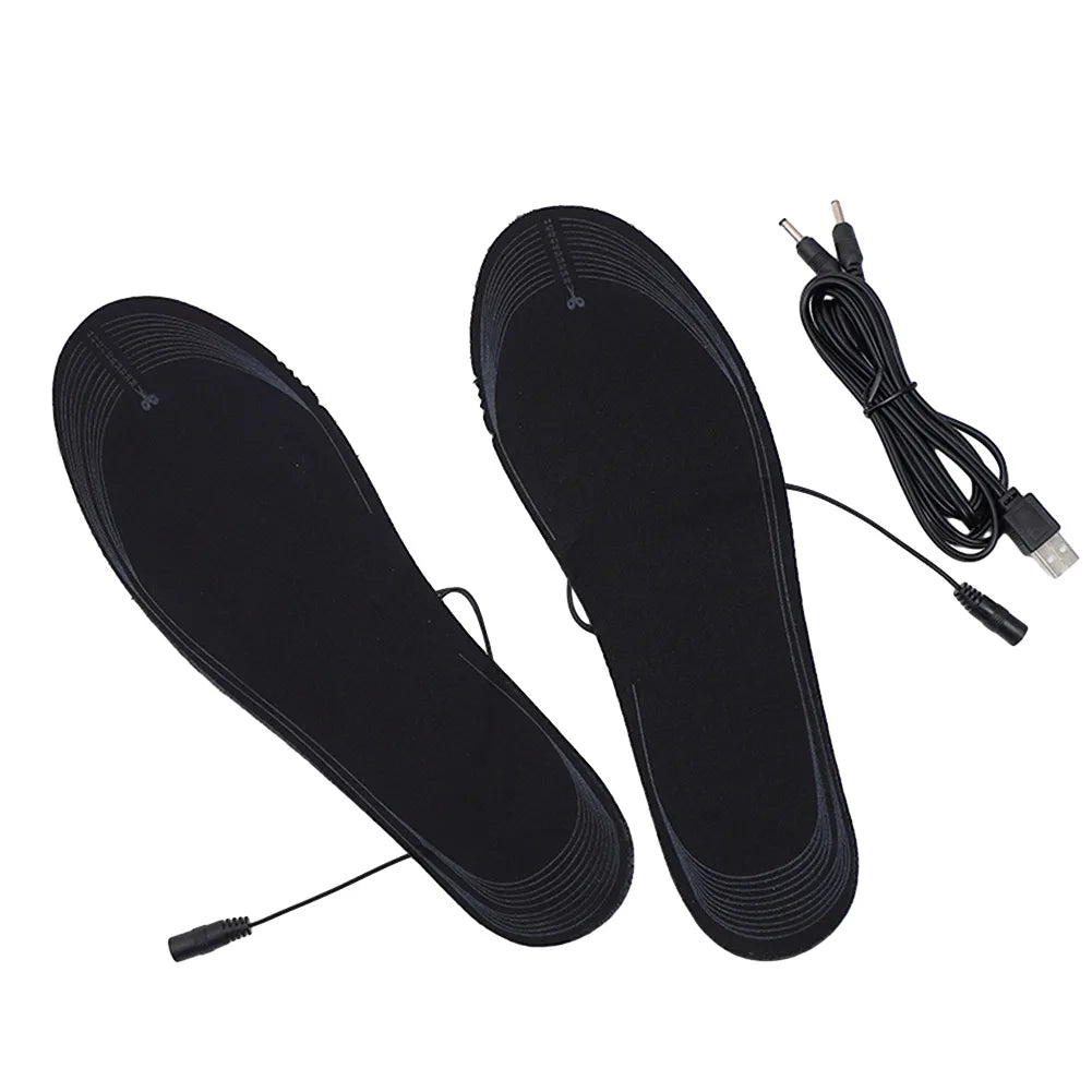 Heated Insoles - Electric Foot Warmer with Adjustable Temperature & Rechargeable Battery for Winter Hiking - ZOOMNSTORE
