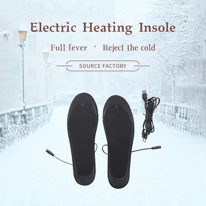 Heated Insoles - Electric Foot Warmer with Adjustable Temperature & Rechargeable Battery for Winter Hiking - ZOOMNSTORE
