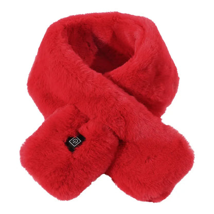 Heated Scarf - USB Soft Plush Electric Neck Warmer with Adjustable Heat for Winter - ZOOMNSTORE