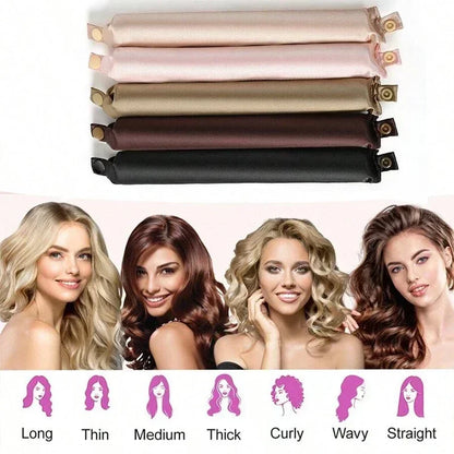 Heatless Hair Curler - Satin Curling Rod & Flexi Rod Curlers for Lazy Curls - ZOOMNSTORE