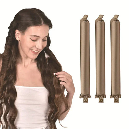 Heatless Hair Curler - Satin Curling Rod & Flexi Rod Curlers for Lazy Curls - ZOOMNSTORE