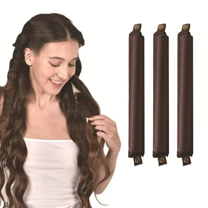 Heatless Hair Curler - Satin Curling Rod & Flexi Rod Curlers for Lazy Curls - ZOOMNSTORE
