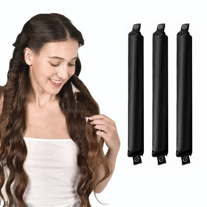 Heatless Hair Curler - Satin Curling Rod & Flexi Rod Curlers for Lazy Curls - ZOOMNSTORE