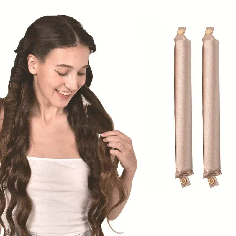 Heatless Hair Curler - Satin Curling Rod & Flexi Rod Curlers for Lazy Curls - ZOOMNSTORE