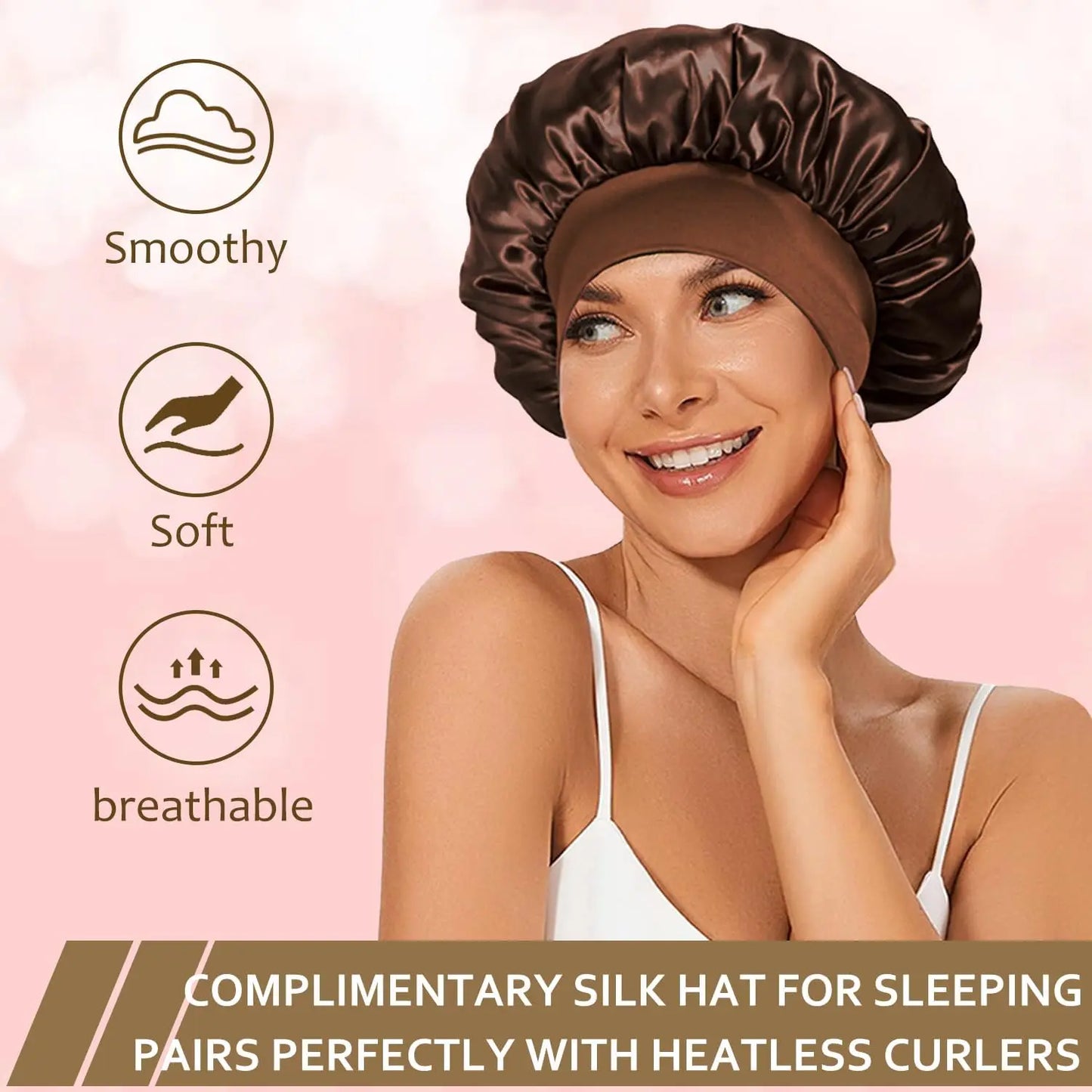 Heatless Hair Curler - Soft Foam Curlers Headband | Overnight Curling Set for Natural Curls - ZOOMNSTORE