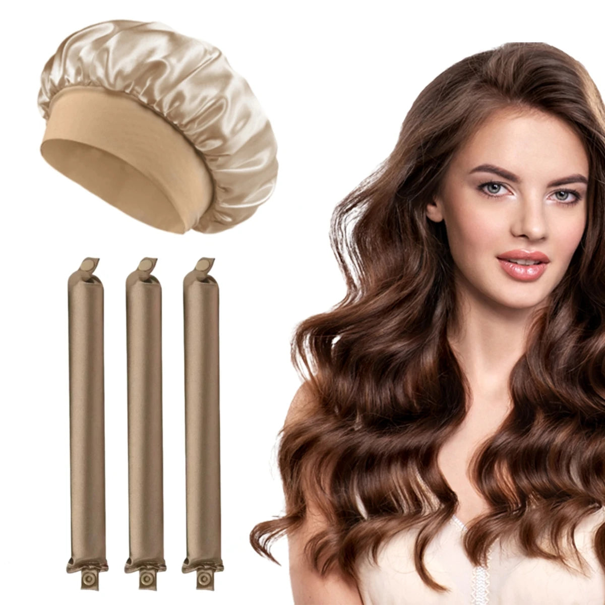 Heatless Hair Curler - Soft Foam Curlers Headband | Overnight Curling Set for Natural Curls - ZOOMNSTORE