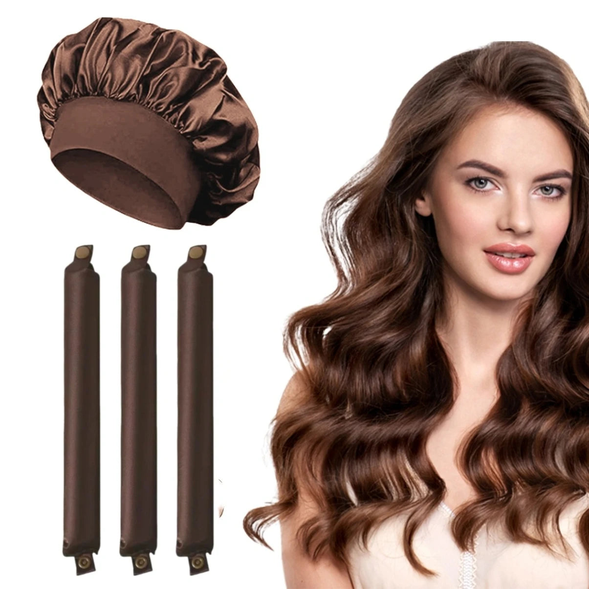 Heatless Hair Curler - Soft Foam Curlers Headband | Overnight Curling Set for Natural Curls - ZOOMNSTORE