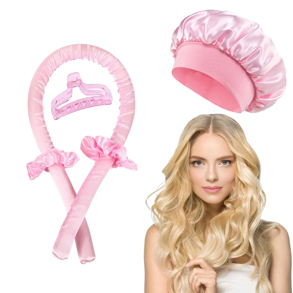 Heatless Hair Curler - Soft Foam Hair Rollers Set | No Heat Curlers Headband - ZOOMNSTORE