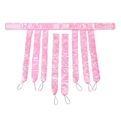 Heatless Hair Curler - Velcro Octopus Sleep Curling Band With Soft Foam Rollers - ZOOMNSTORE