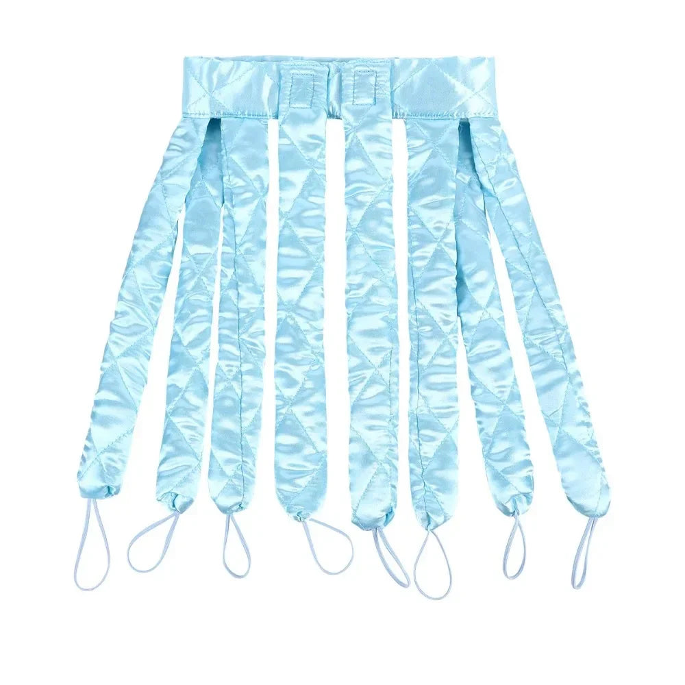 Heatless Hair Curler - Velcro Octopus Sleep Curling Band With Soft Foam Rollers - ZOOMNSTORE