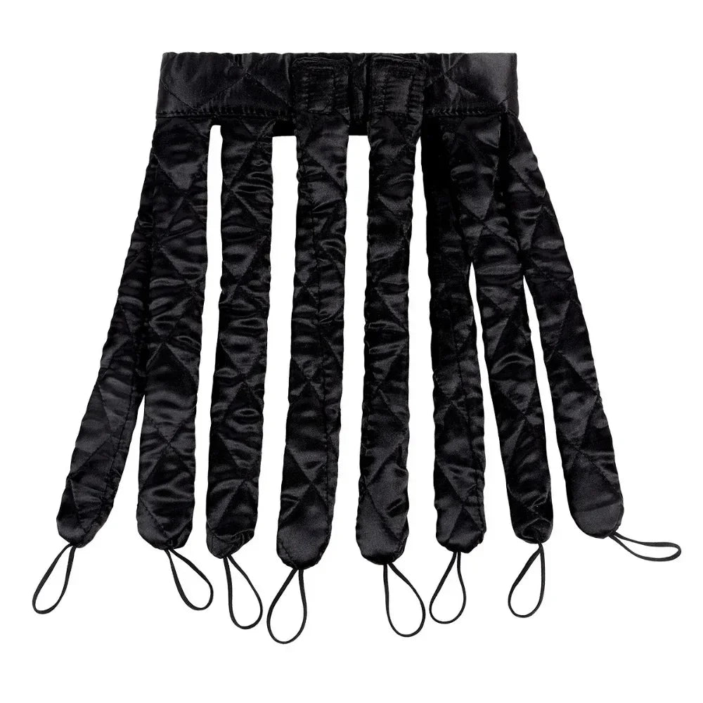 Heatless Hair Curler - Velcro Octopus Sleep Curling Band With Soft Foam Rollers - ZOOMNSTORE