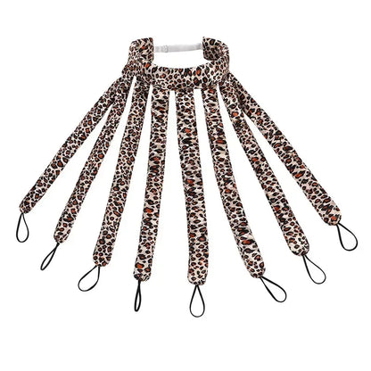 Heatless Hair Curler - Velcro Octopus Sleep Curling Band With Soft Foam Rollers - ZOOMNSTORE