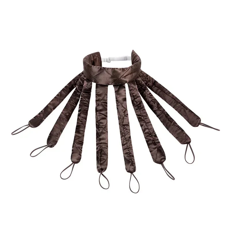 Heatless Hair Curler - Velcro Octopus Sleep Curling Band With Soft Foam Rollers - ZOOMNSTORE