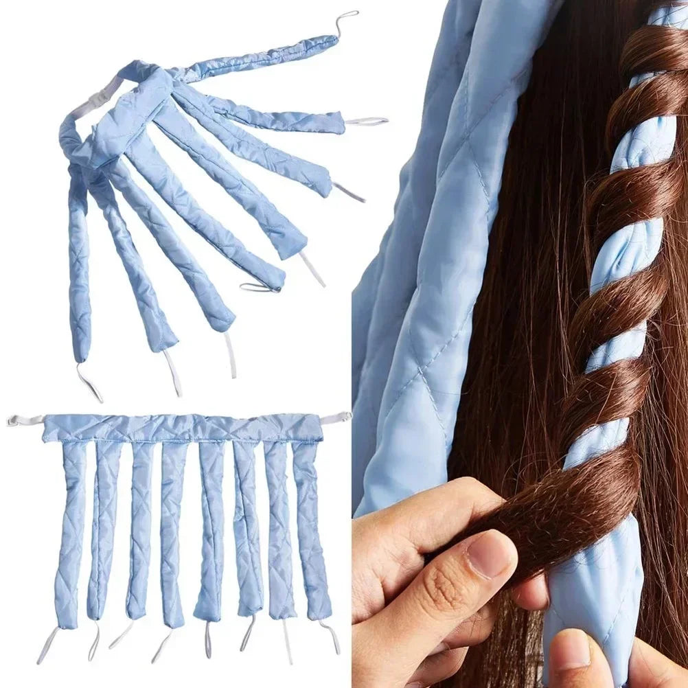 Heatless Hair Curler - Velcro Strap Octopus Curl Rollers | Soft Foam Curling Rod - ZOOMNSTORE