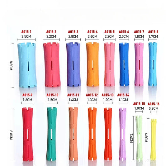 Heatless Hair Curler - Plastic Perm Rods & Hair Curling Rollers | Self Grip Foam Rollers - ZOOMNSTORE