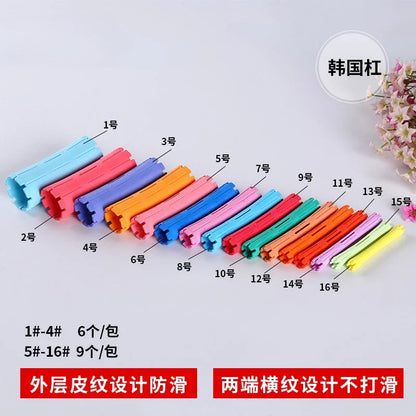 Heatless Hair Curler - Plastic Perm Rods & Hair Curling Rollers | Self Grip Foam Rollers - ZOOMNSTORE