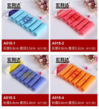 Heatless Hair Curler - Plastic Perm Rods & Hair Curling Rollers | Self Grip Foam Rollers - ZOOMNSTORE