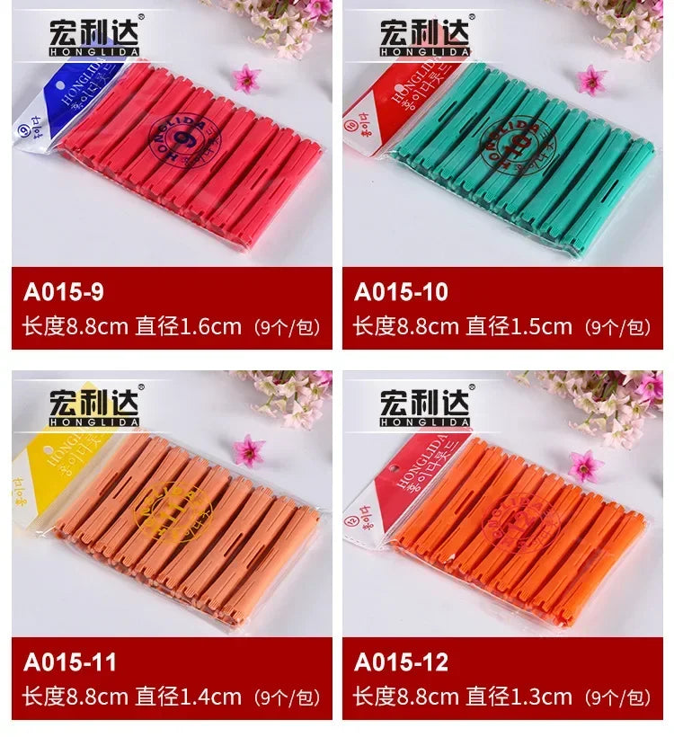 Heatless Hair Curler - Plastic Perm Rods & Hair Curling Rollers | Self Grip Foam Rollers - ZOOMNSTORE