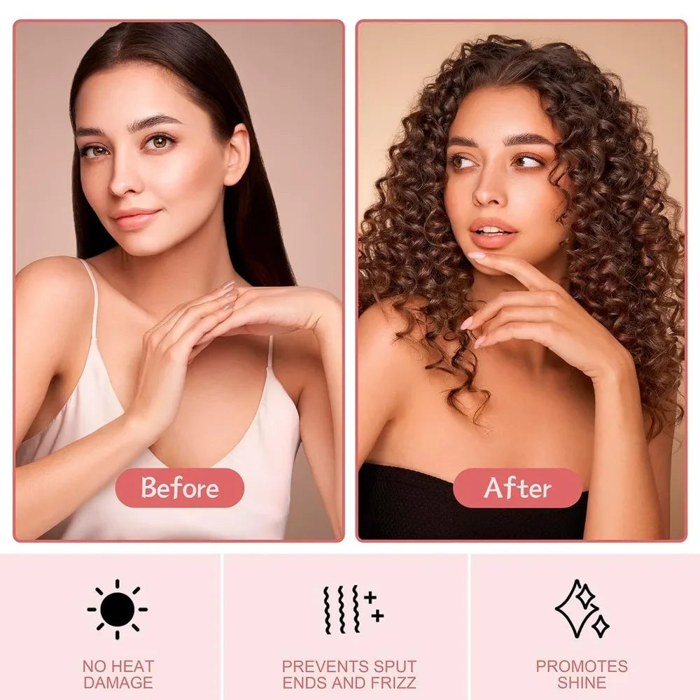 Heatless Hair Curlers - Foam Curling Rod Headband for No Heat Curls & Lazy Styling - ZOOMNSTORE