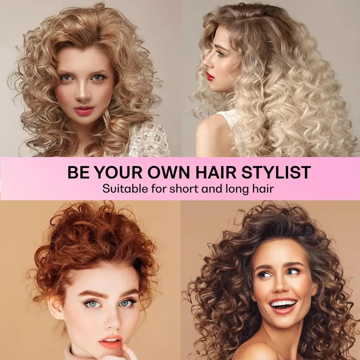 Heatless Hair Curlers - Foam Curling Rod Headband for No Heat Curls & Lazy Styling - ZOOMNSTORE