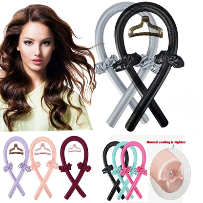 Heatless Hair Curlers - Silk Curling Rod Headband | Foam Rollers No Heat Curls - ZOOMNSTORE