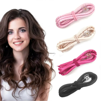 Heatless Hair Curlers - Soft Velvet Curlers & Flexi Rod Headband for Lazy Curls - ZOOMNSTORE