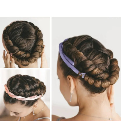 Heatless Hair Curlers - Soft Velvet Curlers & Flexi Rod Headband for Lazy Curls - ZOOMNSTORE