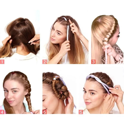 Heatless Hair Curlers - Soft Velvet Curlers & Flexi Rod Headband for Lazy Curls - ZOOMNSTORE