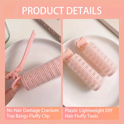 Heatless Hair Rollers – Fluffy Hair Styling Clips | Damage Free DIY Curlers - ZOOMNSTORE