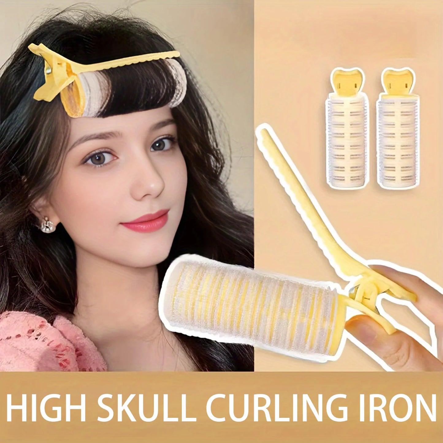 Heatless Hair Rollers – Fluffy Hair Styling Clips | Damage Free DIY Curlers - ZOOMNSTORE