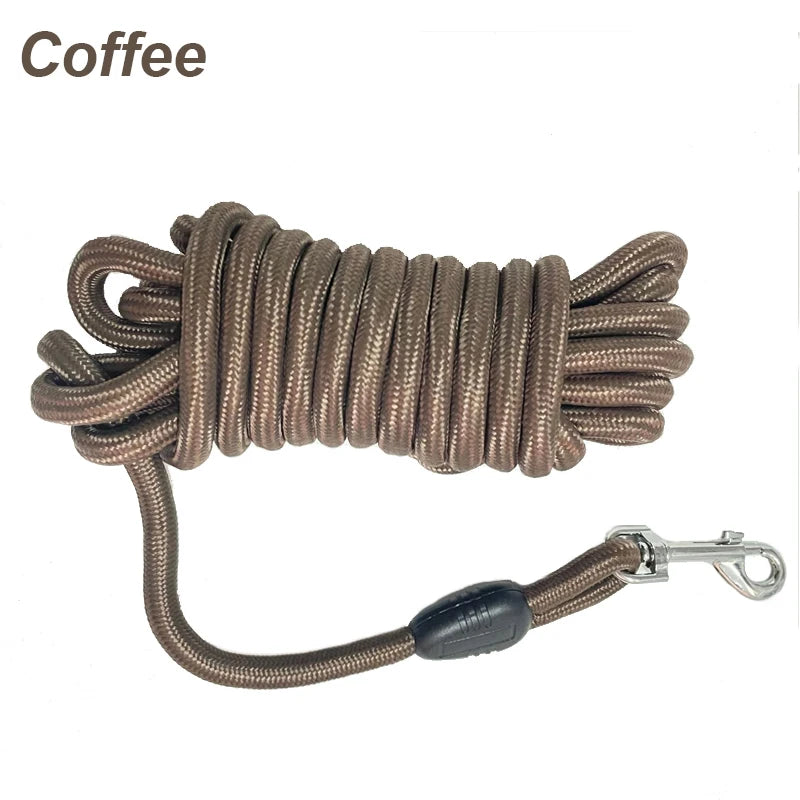 Heavy Duty Dog Leash - 5M10M15M Nylon Training Lead for Medium to Large Dogs - ZOOMNSTORE