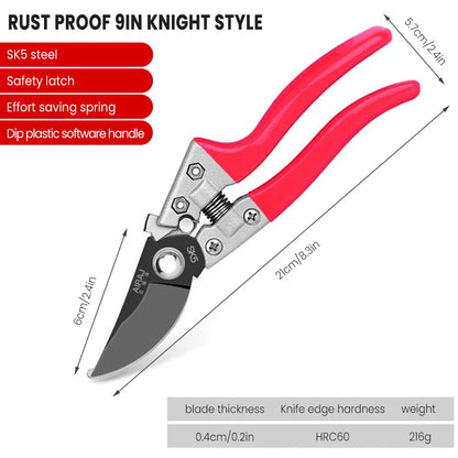 Heavy Duty Pruning Shears - Ultra Sharp Garden Scissors - ZOOMNSTORE