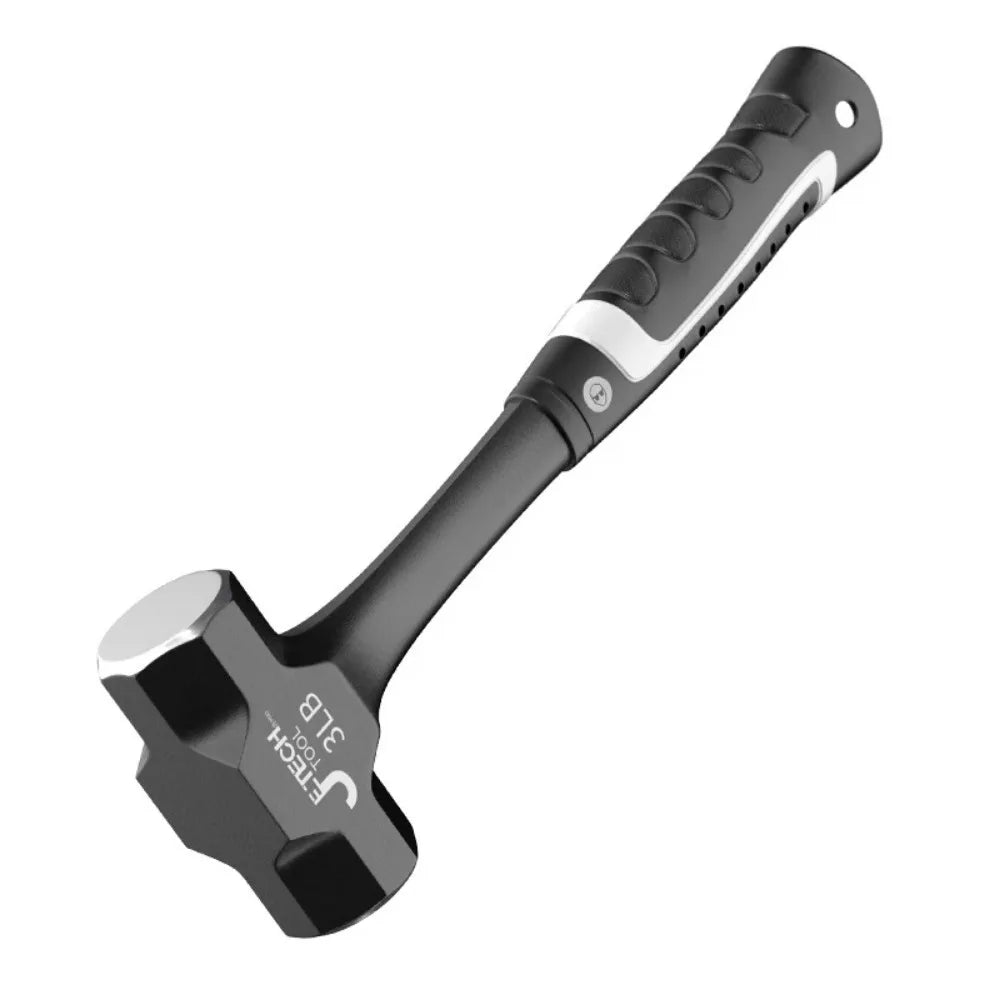 Heavy Duty Sledge Hammer - 2LB-3LB One-Piece Forged Steel for Brick Drilling and Construction - ZOOMNSTORE